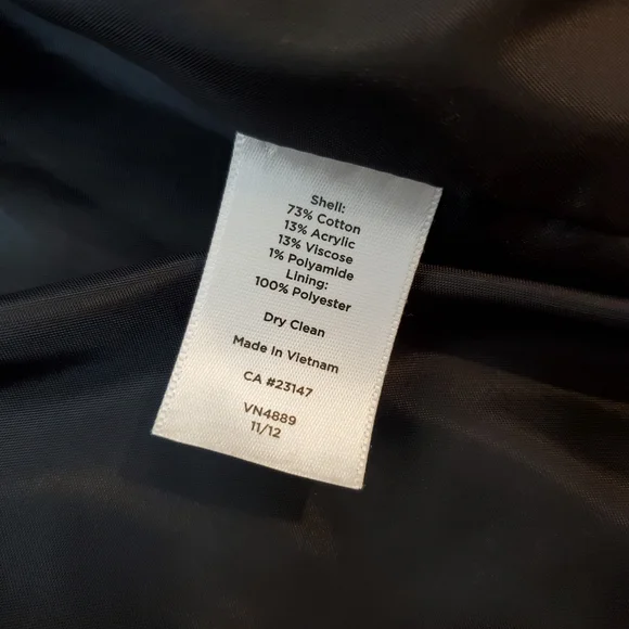 Talbots Pink Green Candy Fringe Tweed Blazer Jacket Size 10 Womens Button Up - Picture 11 of 12